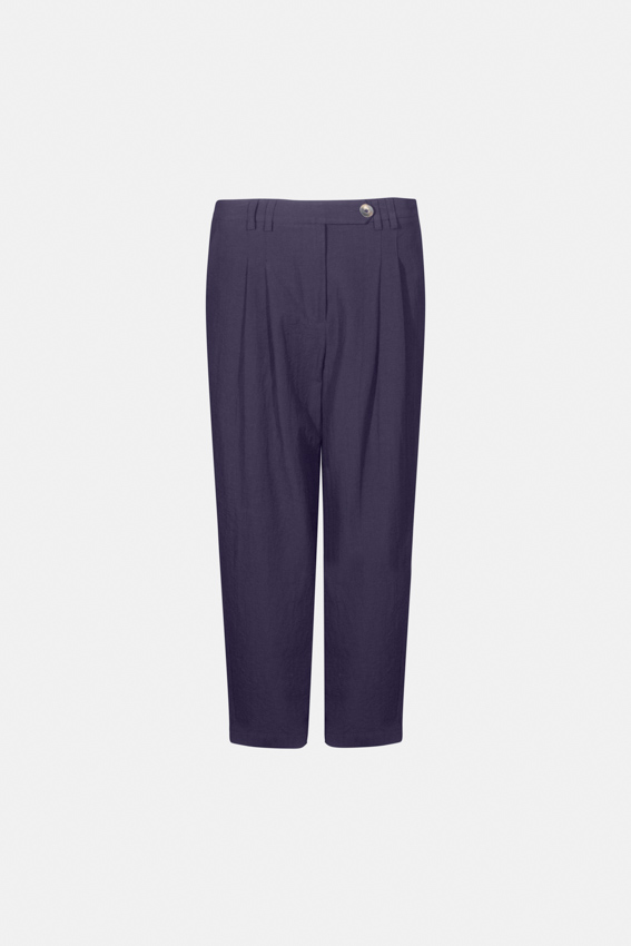 pantalon de couleur de marine casual chic tendance habillé