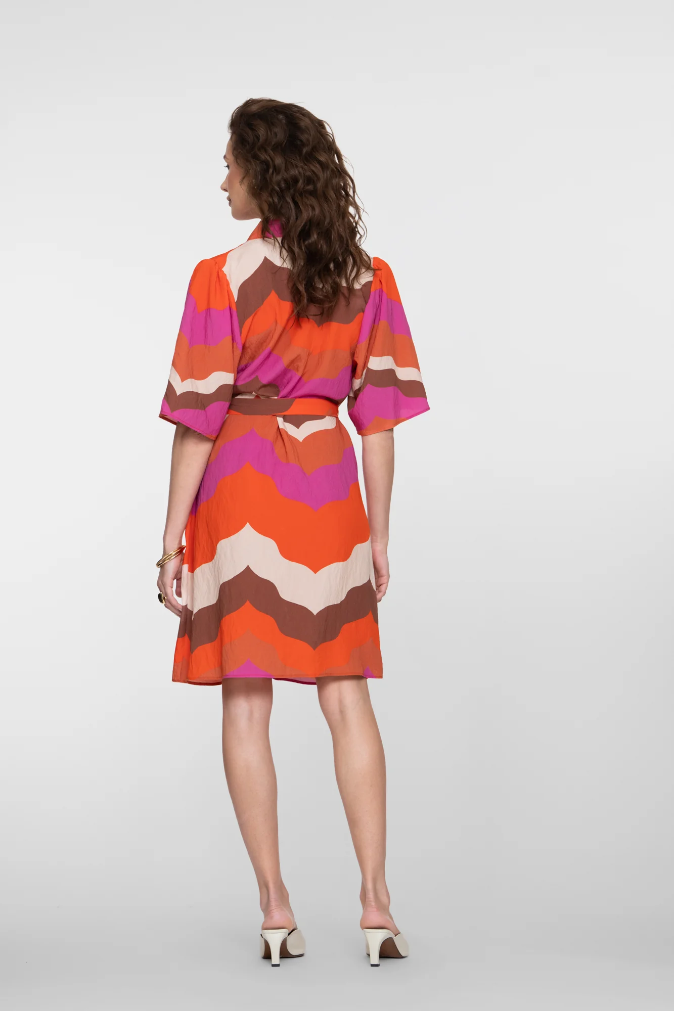 robe chemise courte très coloré