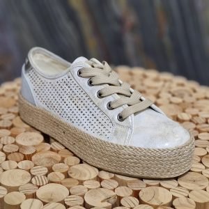 Basket à corde argenté de la marque Chattawak