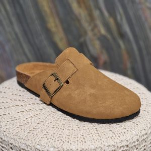 Sabot camel homme de la marque chattawak intérieur cuir moderne tendance et confortable