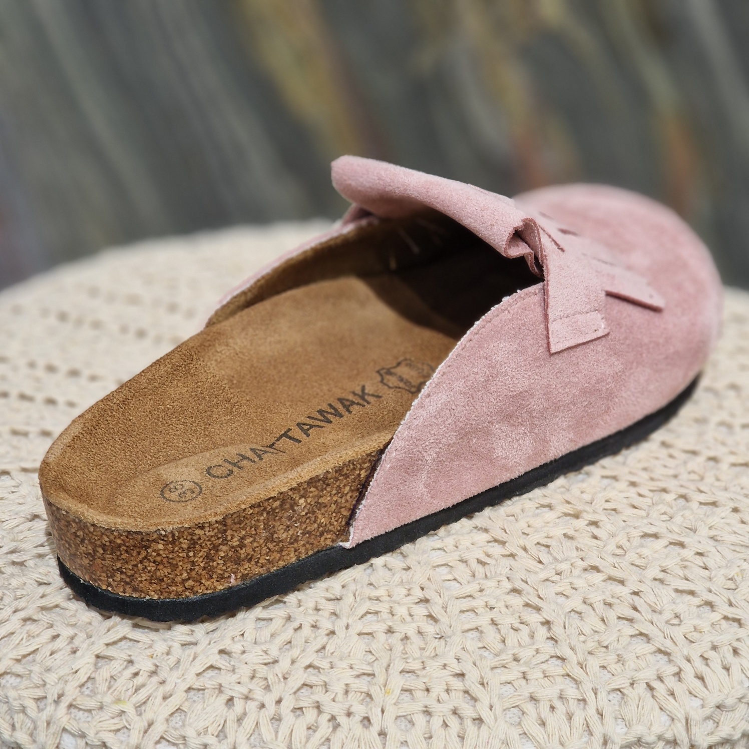 sabot Chattawak sabot rose femme sabot nubuck rose sabot daim femme