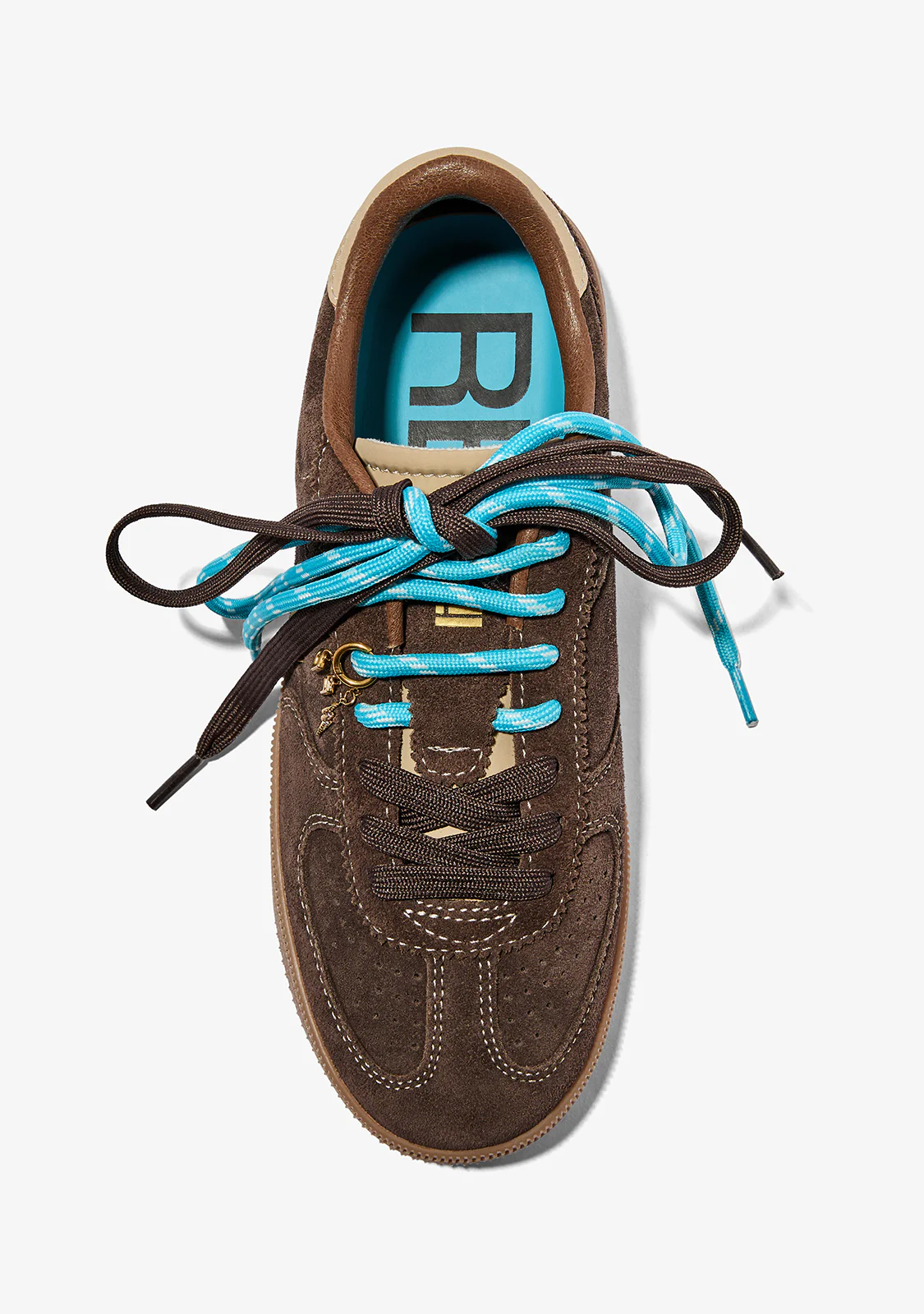 D.Franklin, sneakers D.Franklin femme, baskets D.Franklin, basket femme chocolat, sneakers marron femme, baskets tendance femme, chaussures casual femme, baskets suédine femme