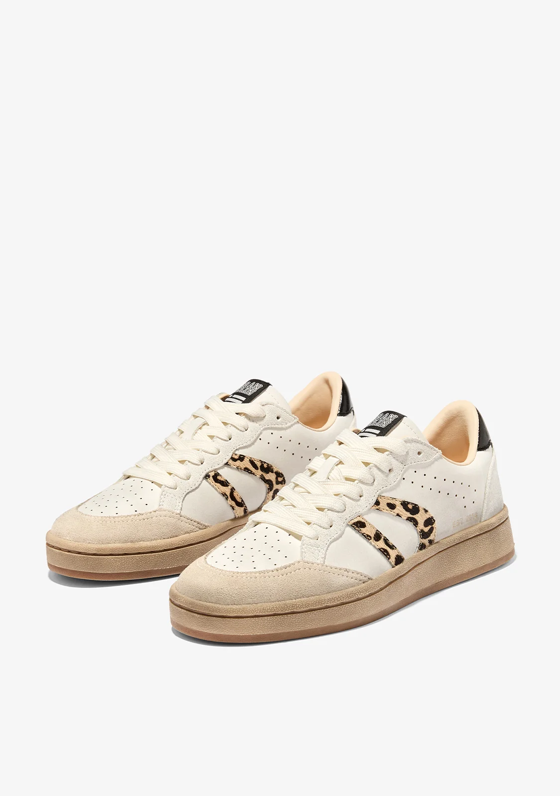 D.Franklin, sneakers D.Franklin femme, baskets D.Franklin, basket blanche femme, sneakers léopard femme, basket imprimé léopard, chaussures femme tendance,