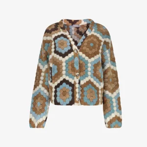 mode femme Geisha, prêt-à-porter femme, gilet chaud femme, gilet confortable, cardigan chic, nouveauté Geisha.