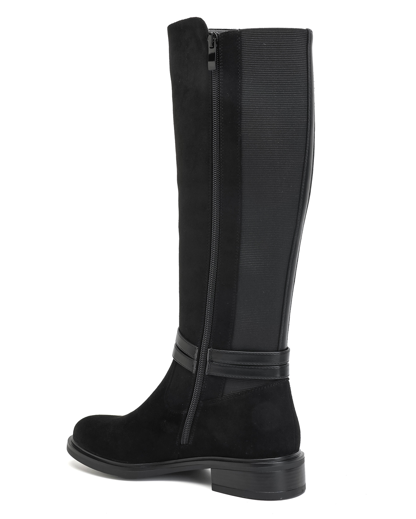 Botte femme Botte haute femme Botte noire Botte effet nubuck Botte plate Botte confortable Botte chic Botte élégante Chaussures femme Bottes automne hiver