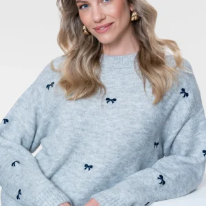 pull Geisha femme pull gris femme pull gris clair pull maille femme pull à nœuds pull avec broderies pull femme élégant pull col rond femme pull automne hiver pull femme tendancepull Geisha gris avec petits nœuds pull gris clair brodé femme pull femme détails nœuds pull maille douce Geisha pull gris col rond femme pull femme chic et confortable pull manches longues gris pull Geisha collection automne pull féminin à broderies pull mode femme Geishalook casual chic style féminin élégance intemporelle mode automne femme tenue cocooning pull raffiné style romantique look tendance femme mode chic décontractée maille élégante