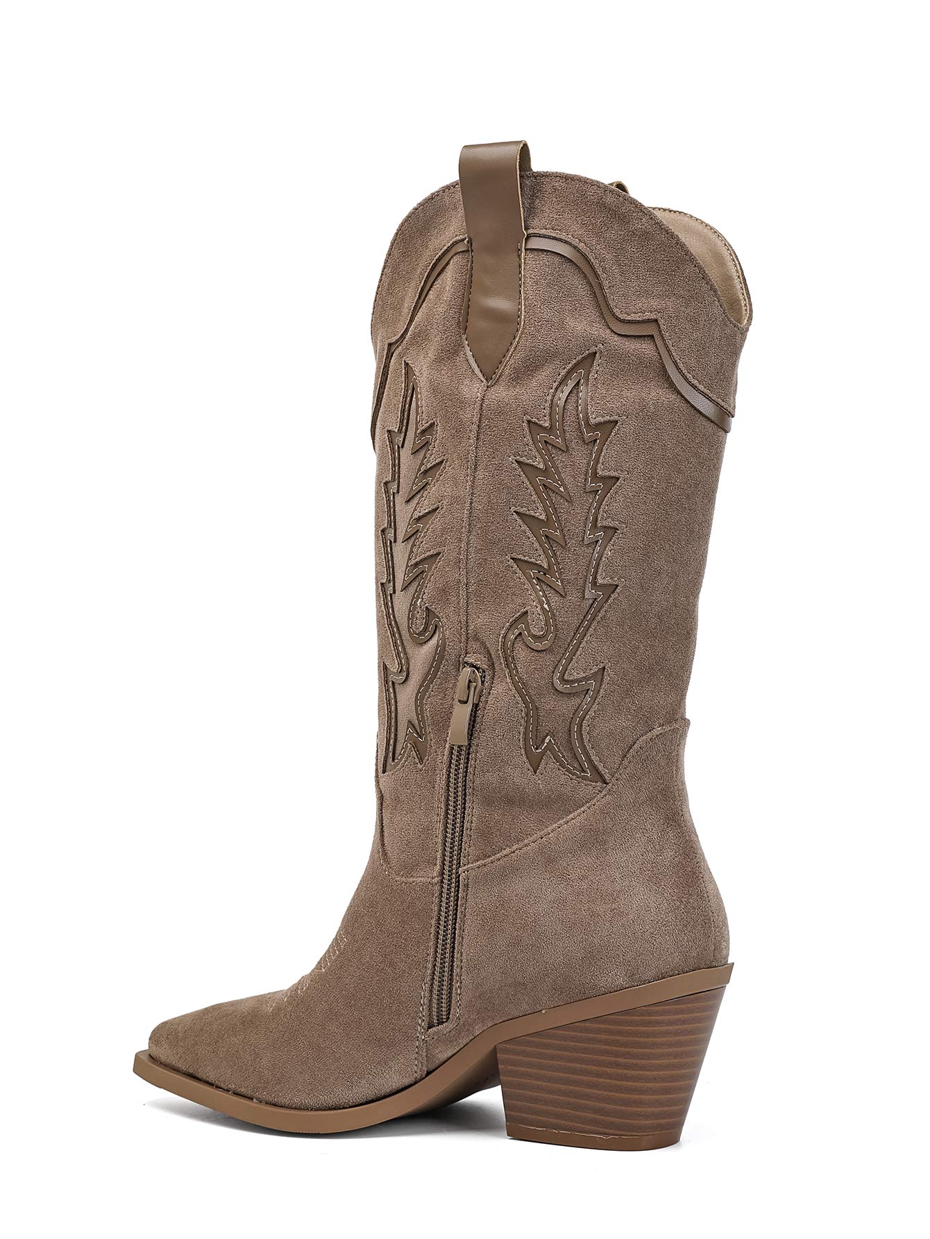 Santiag femme Botte western femme Botte santiag beige Botte beige foncé Botte western chic Santiag beige femme Botte tendance Botte bout pointu Chaussures western femme Botte cowgirl