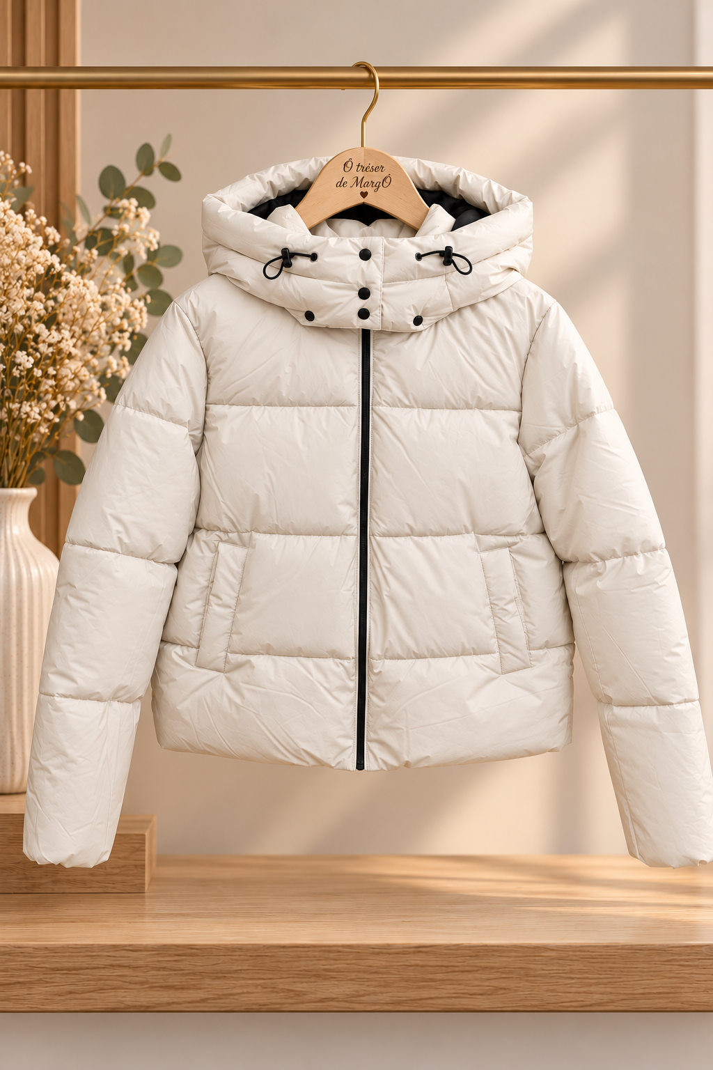 Craquez pour cette doudoune femme GEISHA écrue 🤍 À capuche, matelassée et légèrement brillante, elle allie confort, chaleur et style pour vos looks d'hiver. Doudoune femme GEISHA écrue légèrement brillante, matelassée, à capuche doublée avec cordons de serrage, fermeture zippée et poches latérales.femme, doudoune à capuche, doudoune écrue, doudoune beige, doudoune matelassée femme, veste matelassée, veste hiver femme, manteau hiver femme, veste zippée femme, doudoune brillante, doudoune légère, doudoune chaude, veste à capuche, manteau à capuche, manteau tendance femme, veste tendance femme, mode femme, prêt-à-porter femme, vêtements femme hiver, collection GEISHA. Doudoune femme, doudoune hiver femme, doudoune GEISHA, veste GEISHA, manteau GEISHA
