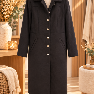 manteau femme noir, manteau long femme, manteau noir élégant, manteau chic femme, manteau CREAM, manteau CREAM femme, manteau hiver femme, manteau mi-saison femme, manteau habillé, manteau tendance, manteau féminin, manteau avec dentelle, manteau dentelle noire, manteau boutons fantaisie, manteau boutons perles, manteau élégant noir, manteau classique chic, manteau sophistiqué, veste longue femme, manteau long noir chic, mode femme, prêt-à-porter féminin, vêtement femme, pièce élégante, manteau raffiné, look chic femme. 🖤✨